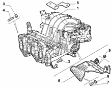 10255-010 INTAKE MANIFOLD AND BUTTERFLY CLIPS