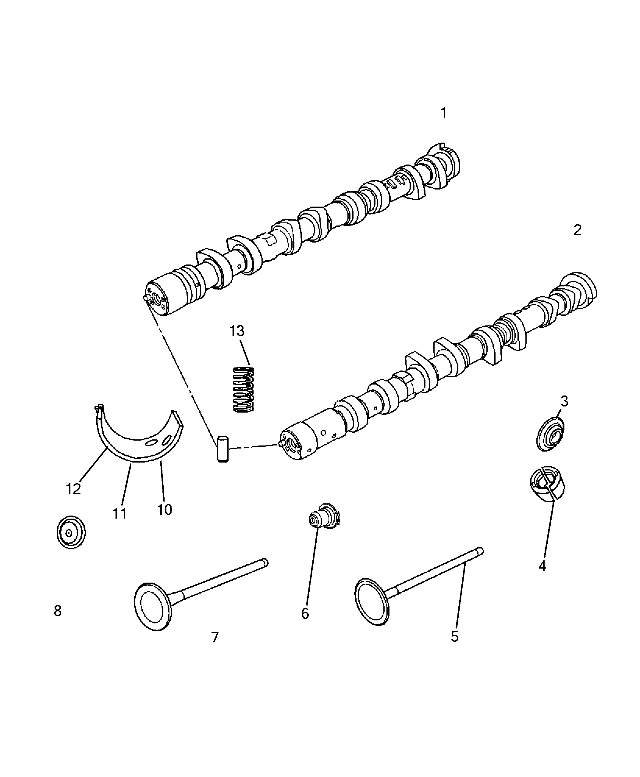 10107-010 CRANKSHAFT AND GEAR TIMING SYSTEM