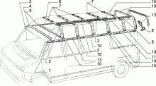 70003/01 КУЗОВ, РАМЫ (ЦЕНТРАЛЬНАЯ ЧАСТЬ)