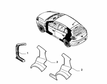 70019-020 REAR AND FRONT BEVELED SIDE FRAME
