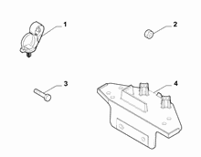 55527-020 DASHBOARD CABLE SET FASTENERS