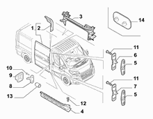 70143-010 SLIDING DOORS AND GUIDES