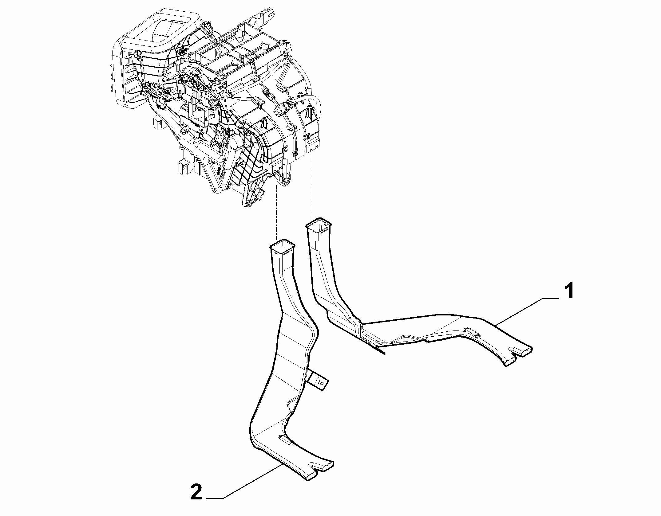 50101-070 REAR AIR DUCT