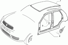 70019/00 КУЗОВ, ОБЛИЦОВКИ (ЦЕНТРАЛЬНАЯ ЧАСТЬ) 