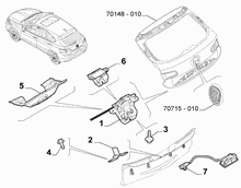 70148-020 BONNET LOCK