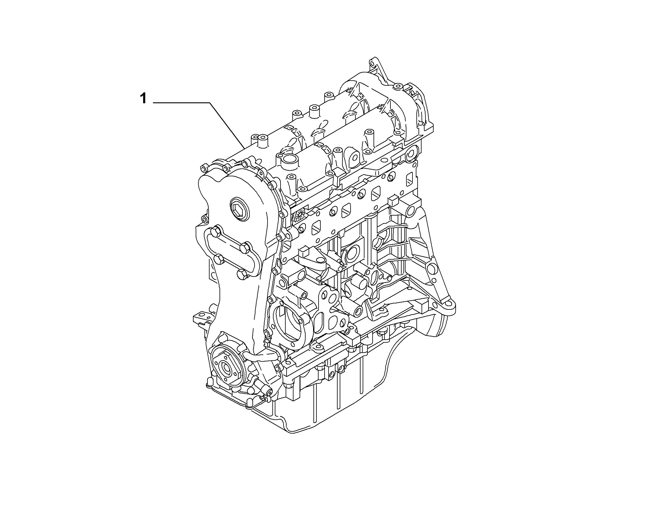 10000-010 SEMI-COMPLETE ENGINE