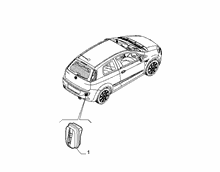 70717-040 TRUNK AIR OUTLET