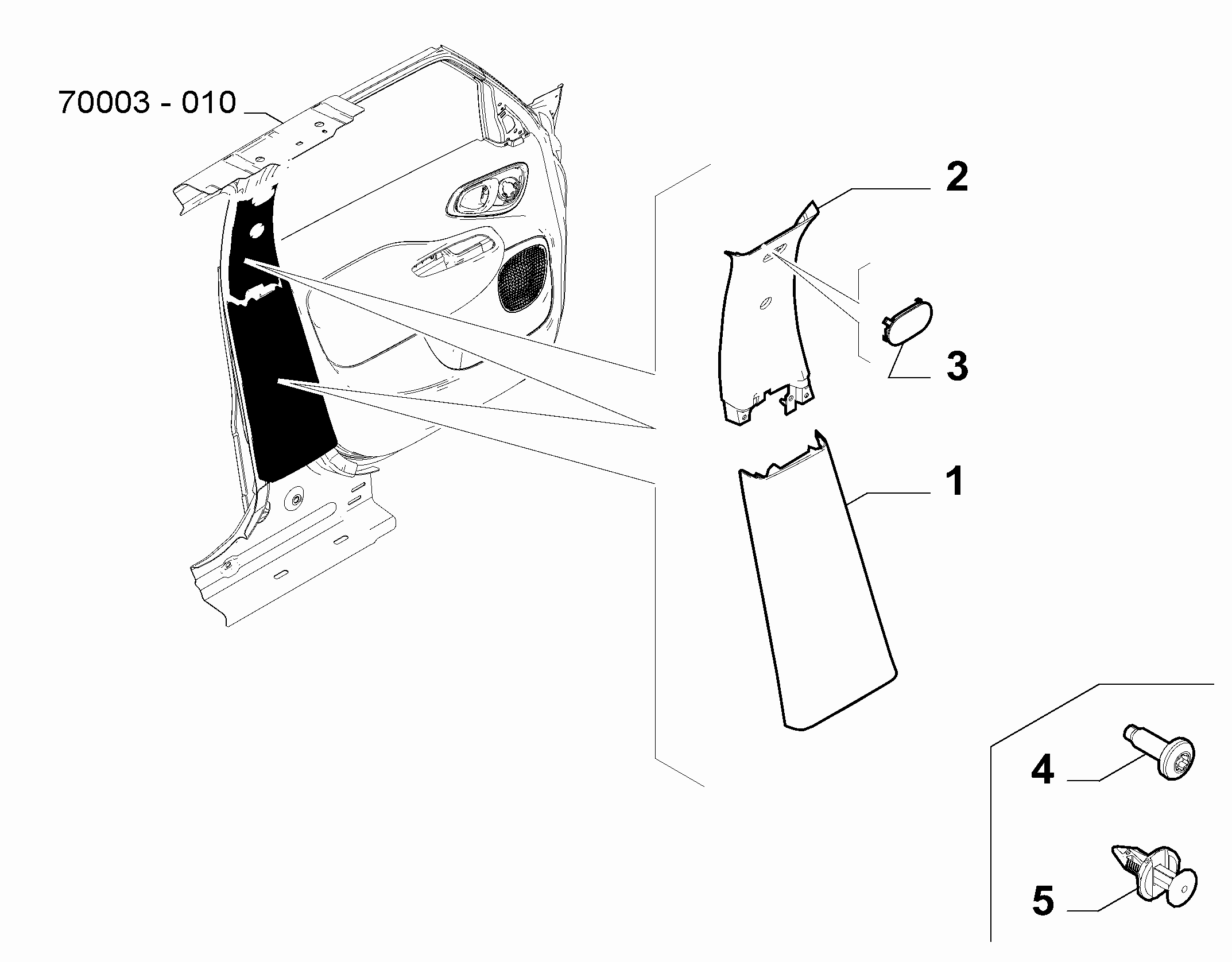 70523-030 INTERNAL CENTRAL LININGS