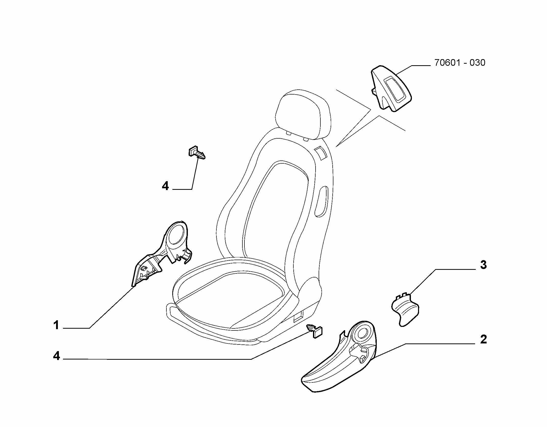 70601-060 FRONT SEAT COVERS