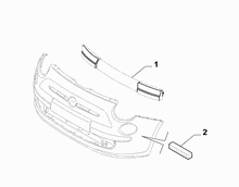 70726-030 FRONT BUMPER THRUST