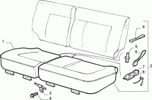 70613/01 REAR SEAT