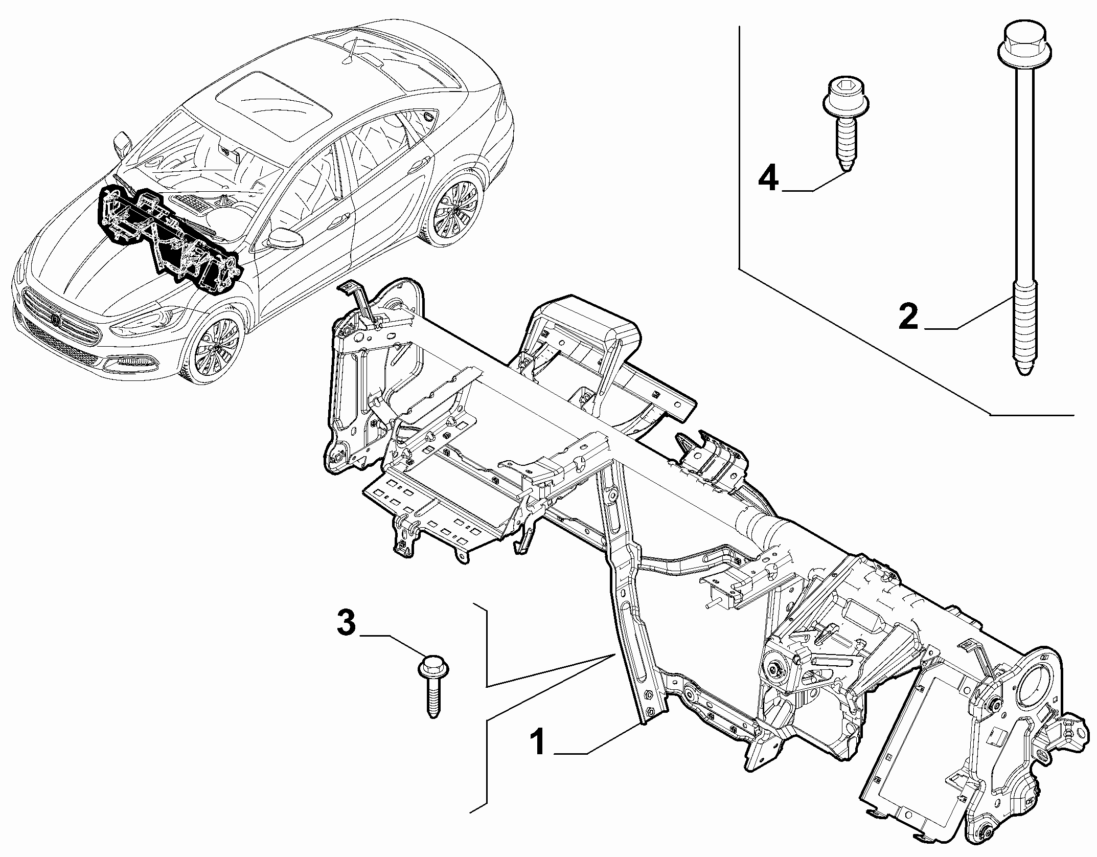 70002-050 DASHBOARD CROSSRAIL