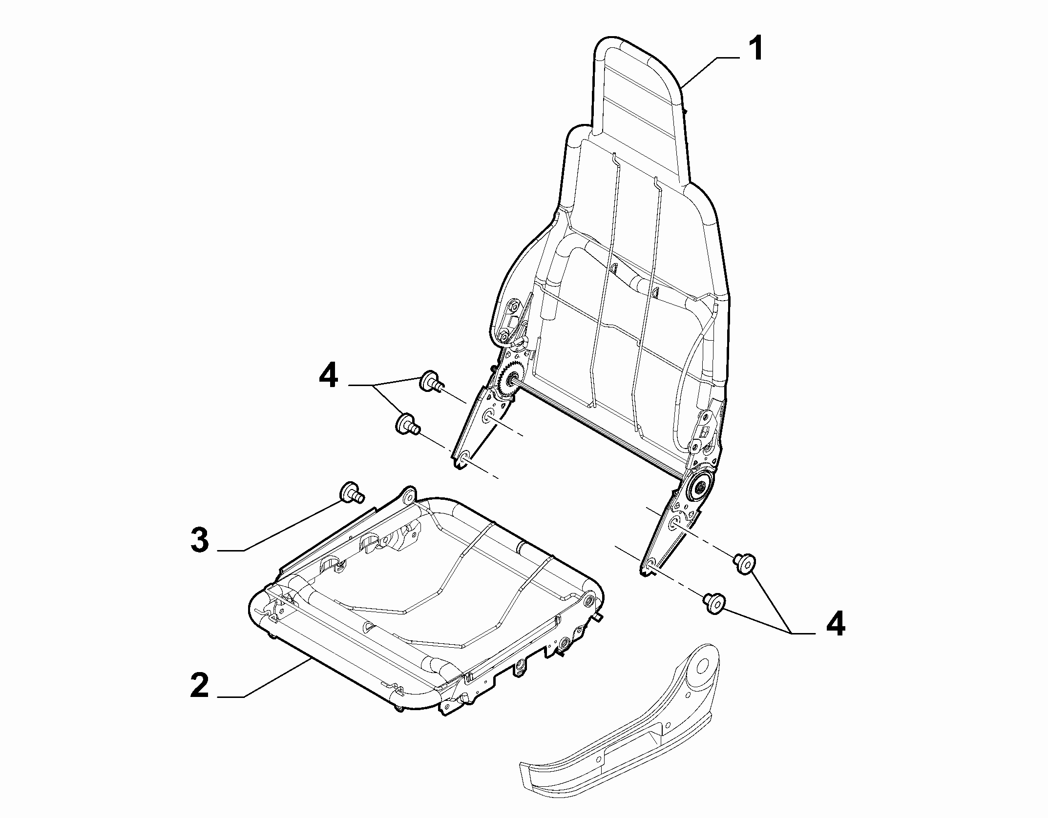 70601-021 DRIVER SEAT FRAMES