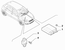 55508-070 REMOTE CONTROL AIRBAG SENSOR
