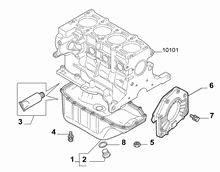 10102-010 OIL CAP AND FLOOR PANEL COVER
