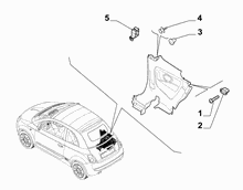 70524-020 REAR SIDE COVERING CLAMPS