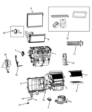 50101-010 HEATER/AIR CON