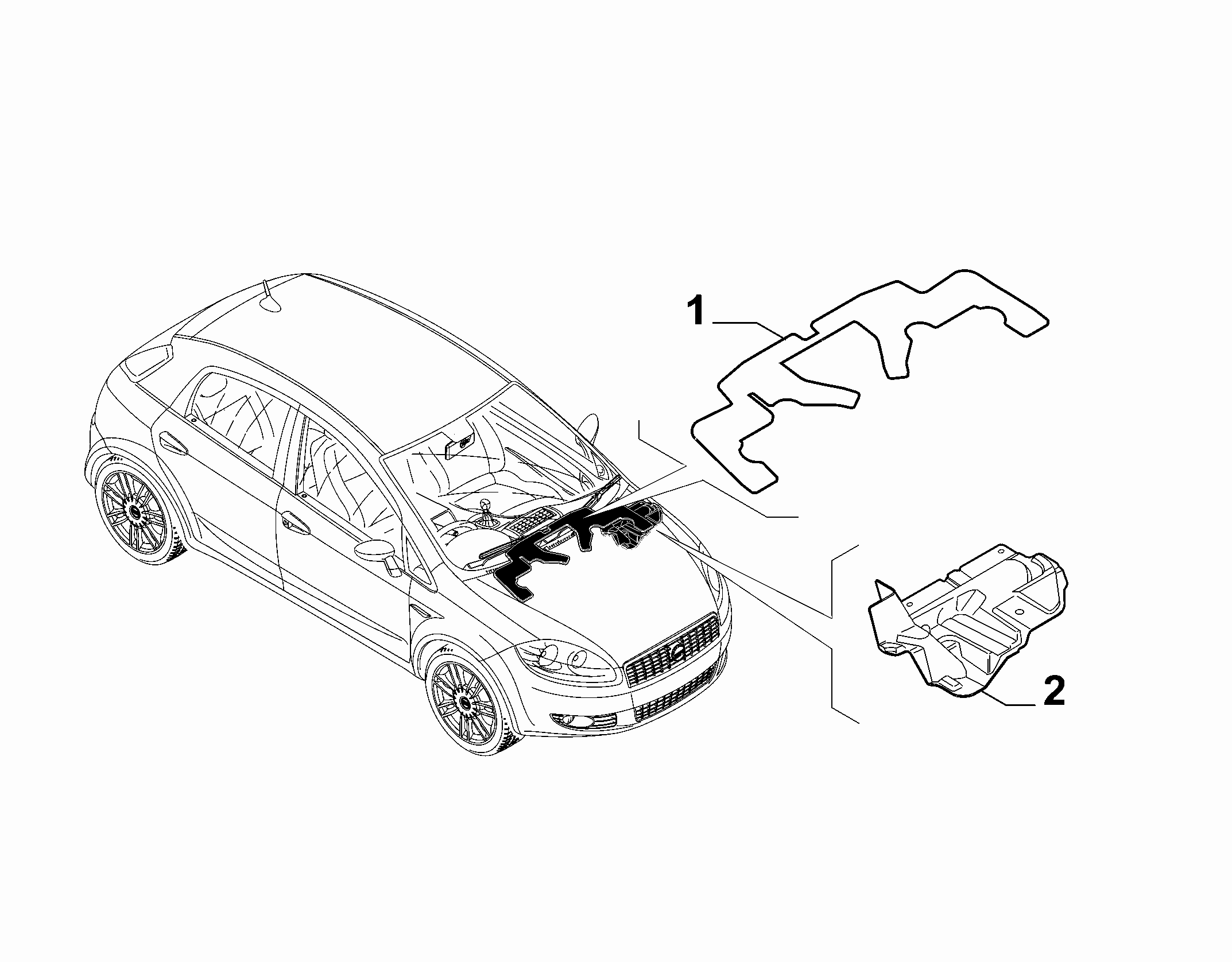 70502-080 DASHBOARD SOUNDPROOFING