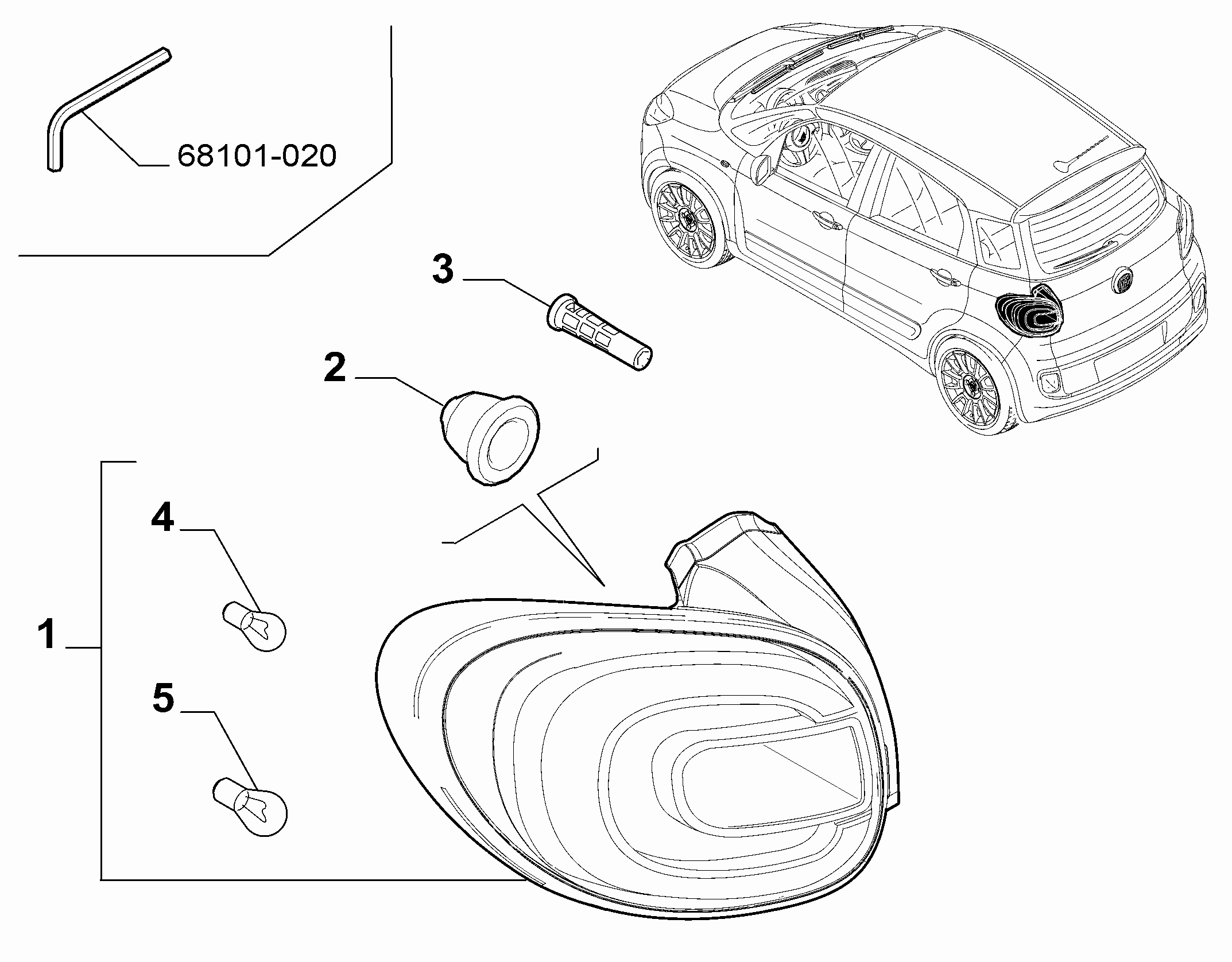 55401-030 TAIL LAMP