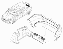 70526-020 REAR TRUNK INTERNAL LINING