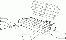 70613/00 REAR SEAT