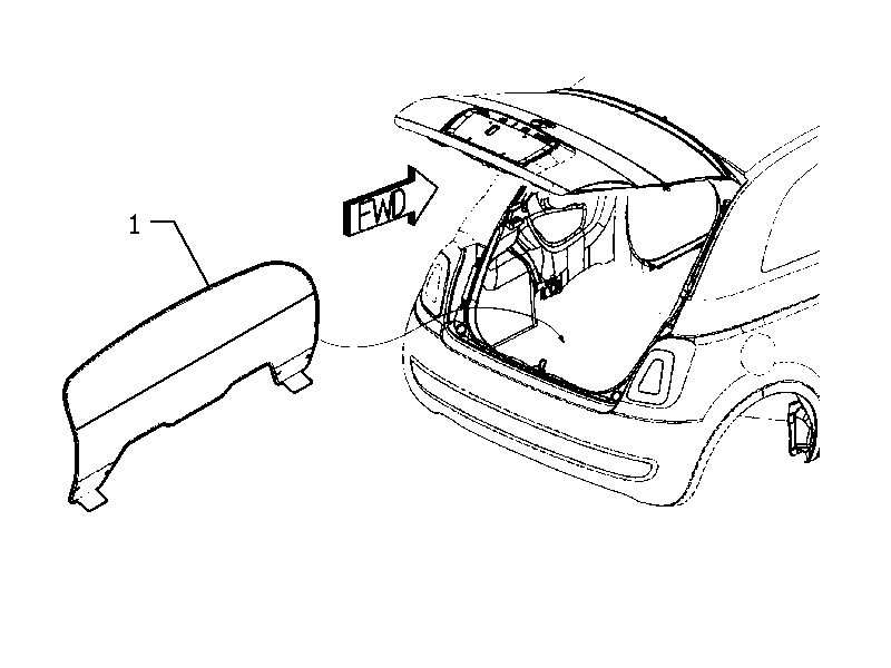 70523-070 PARCEL SHELF
