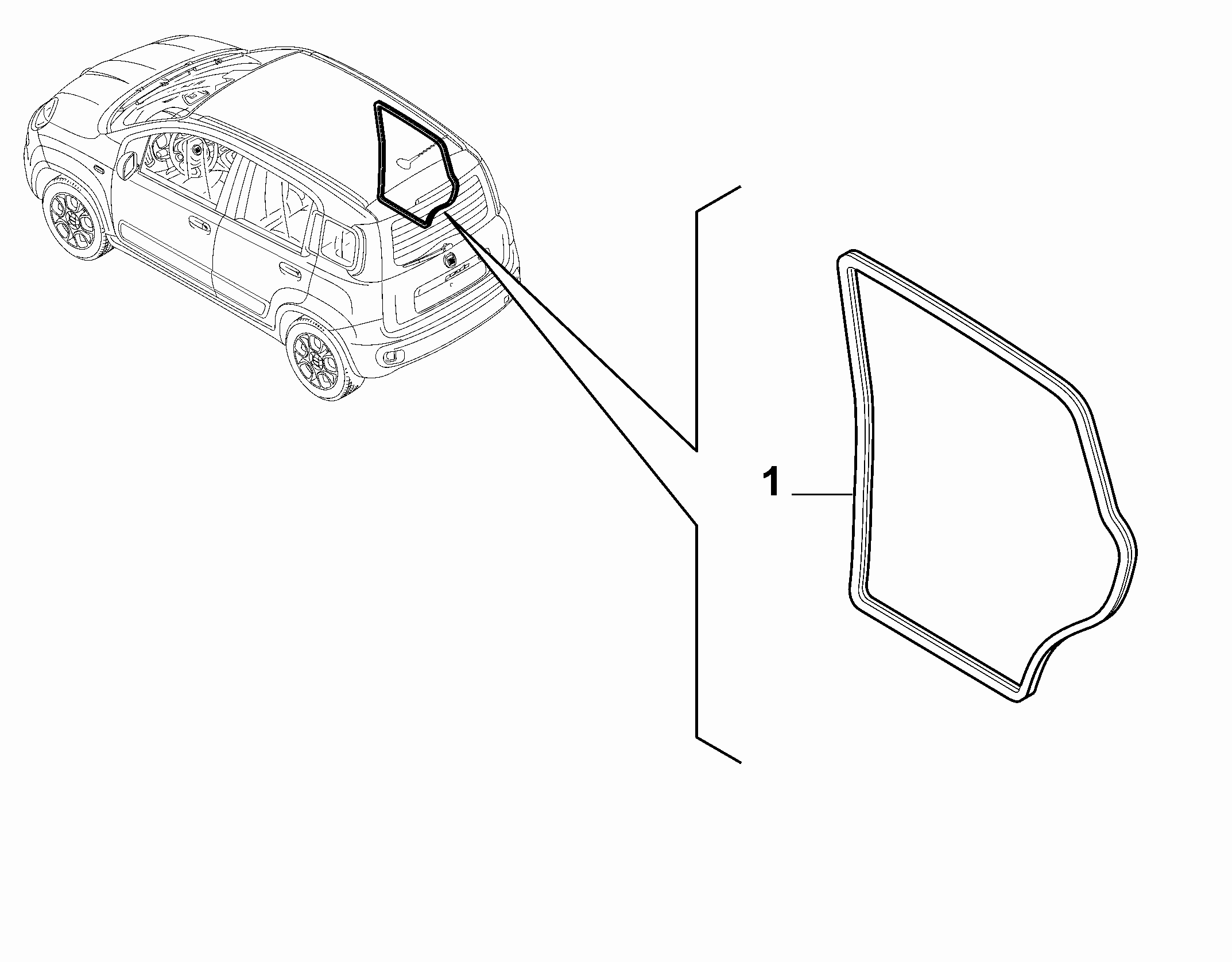 70136-080 REAR DOOR RING GASKET