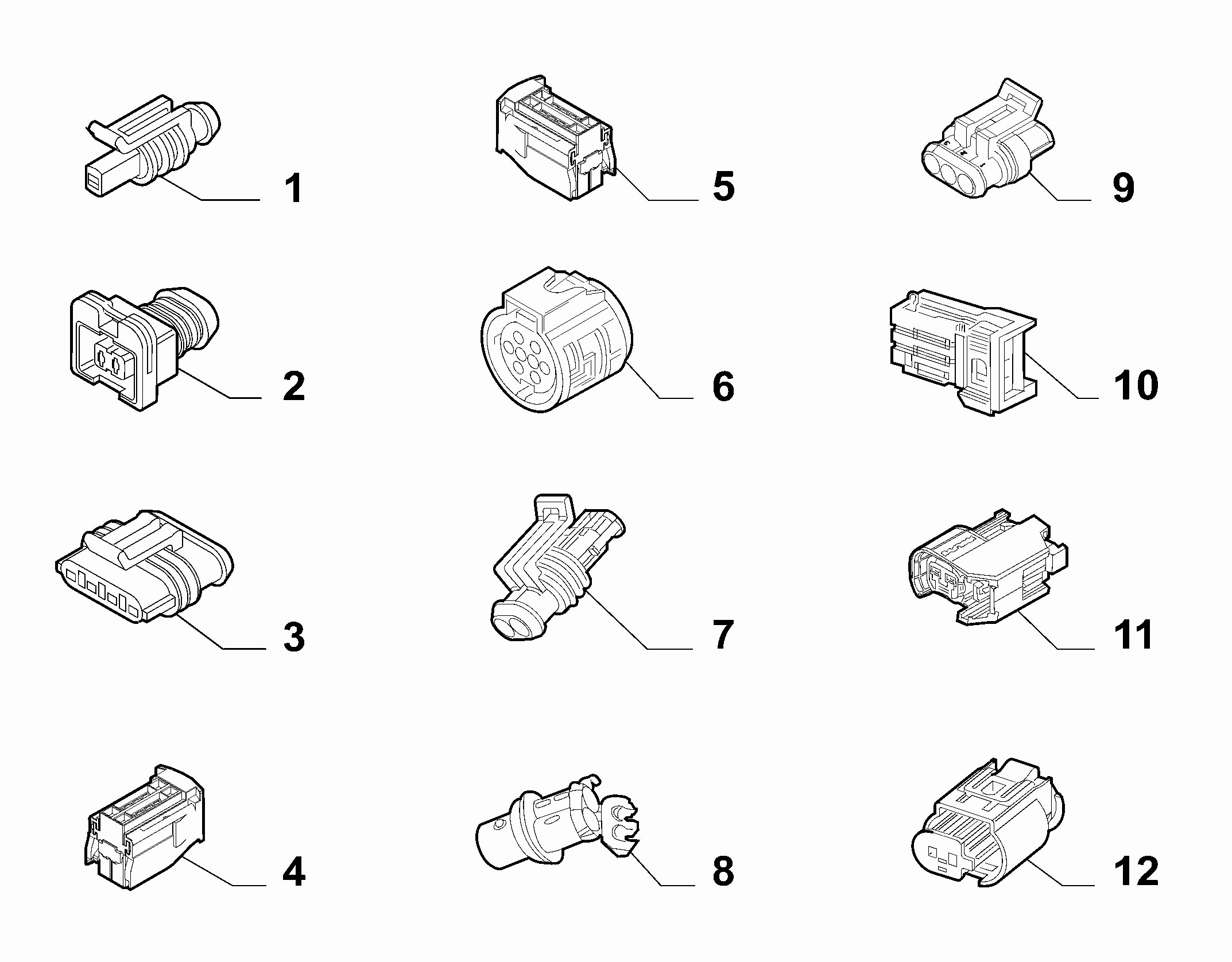 55528/01 CABLE ASSEMBLY CONNECTORS