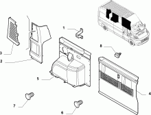 70524/04 ОТДЕЛКА САЛОНА (ВНУТРЕННИЕ ПАНЕЛИ)