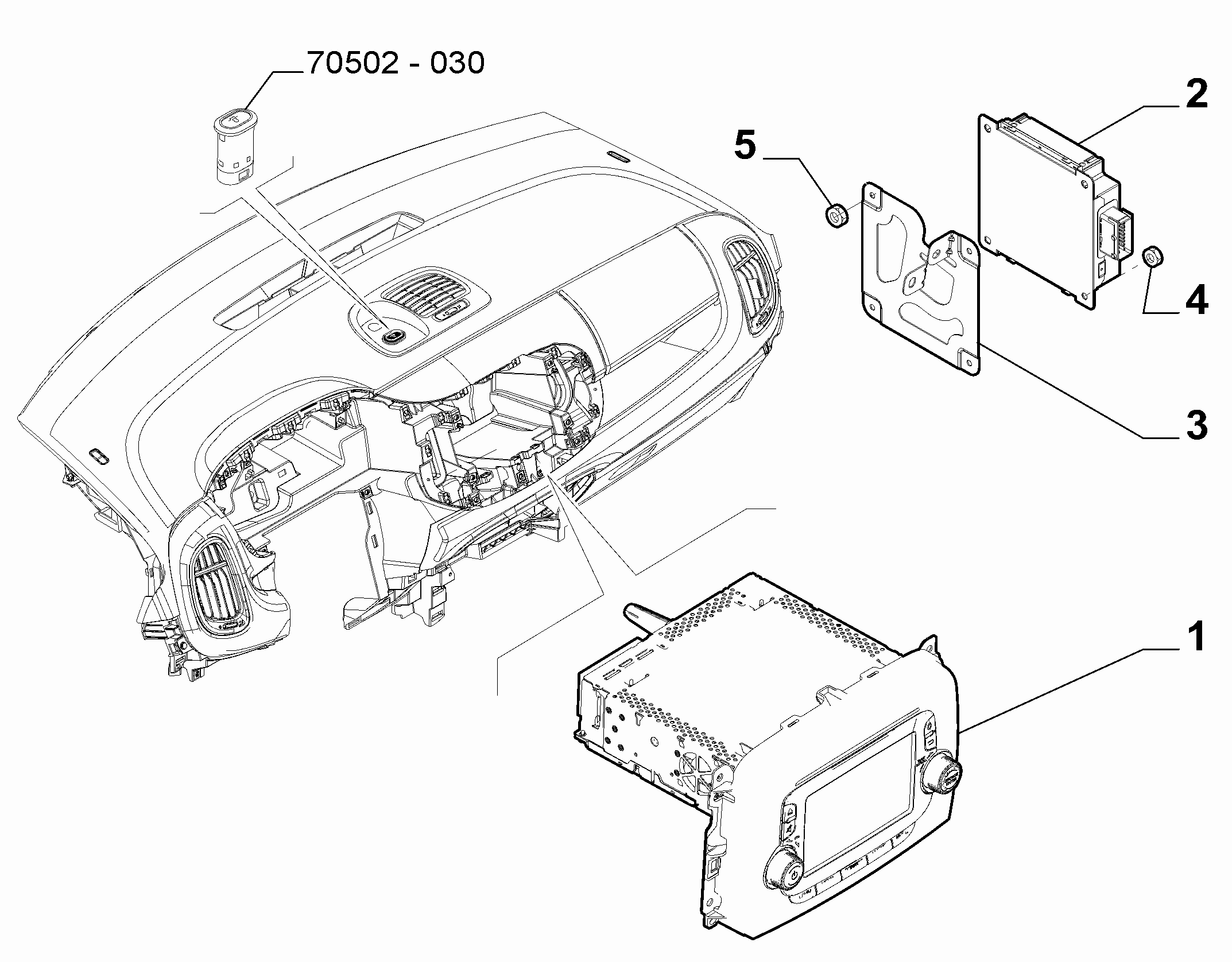 55521-010 RADIO AND AUTOMATED INFO DEVICE 