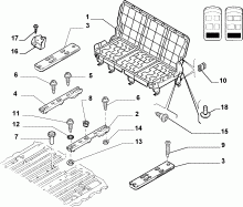 70613/00 REAR SEAT
