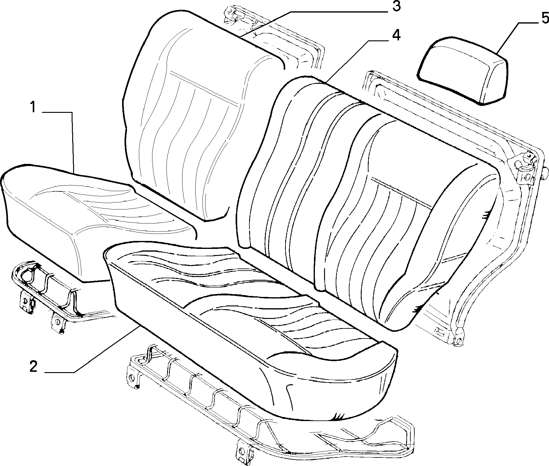 70615/01 REAR SEAT LINING