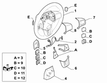 41201-010 STEERING WHEEL