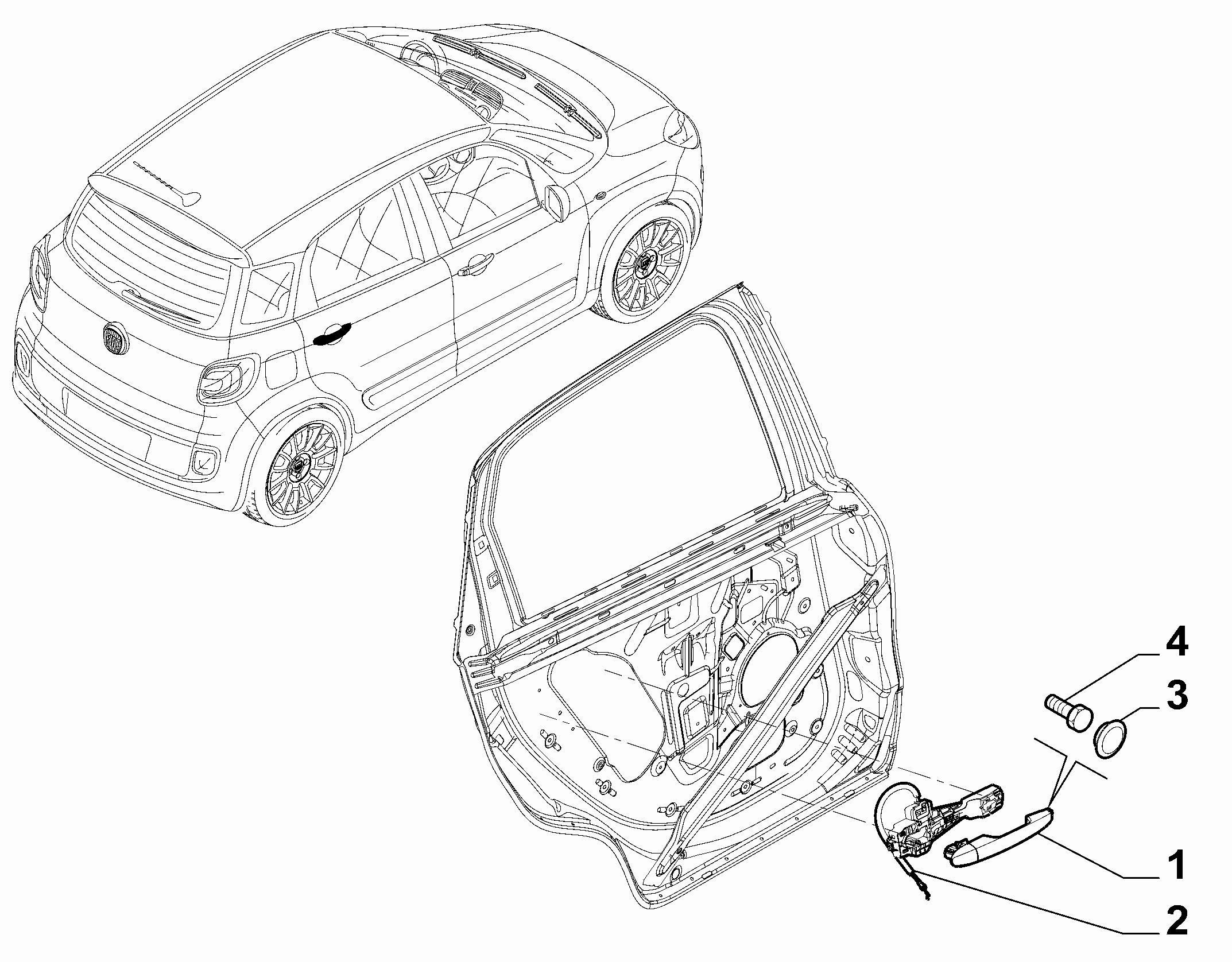70136-060 FRONT DOOR HANDLE