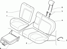 70615/05 REAR SEAT LINING