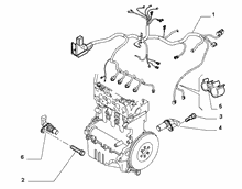 10226-040 ENGINE HARNESS AND SUPPORTS