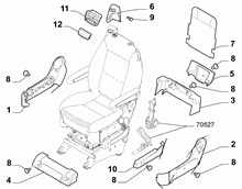 70601-062 PASSENGER SEAT COVERS