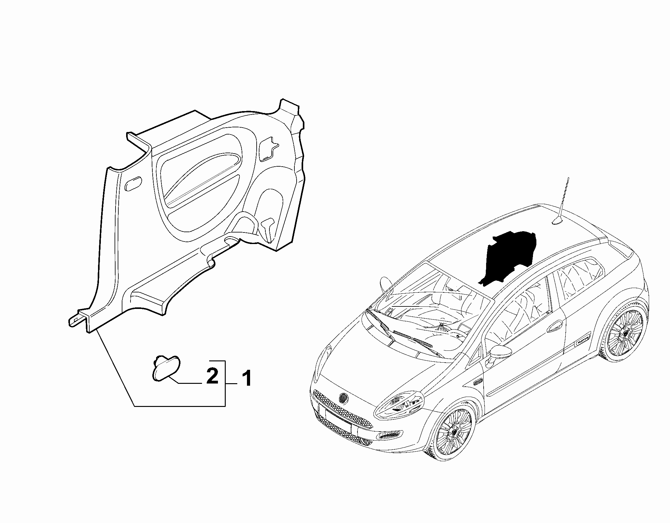 70524-010 REAR SIDE COVERING