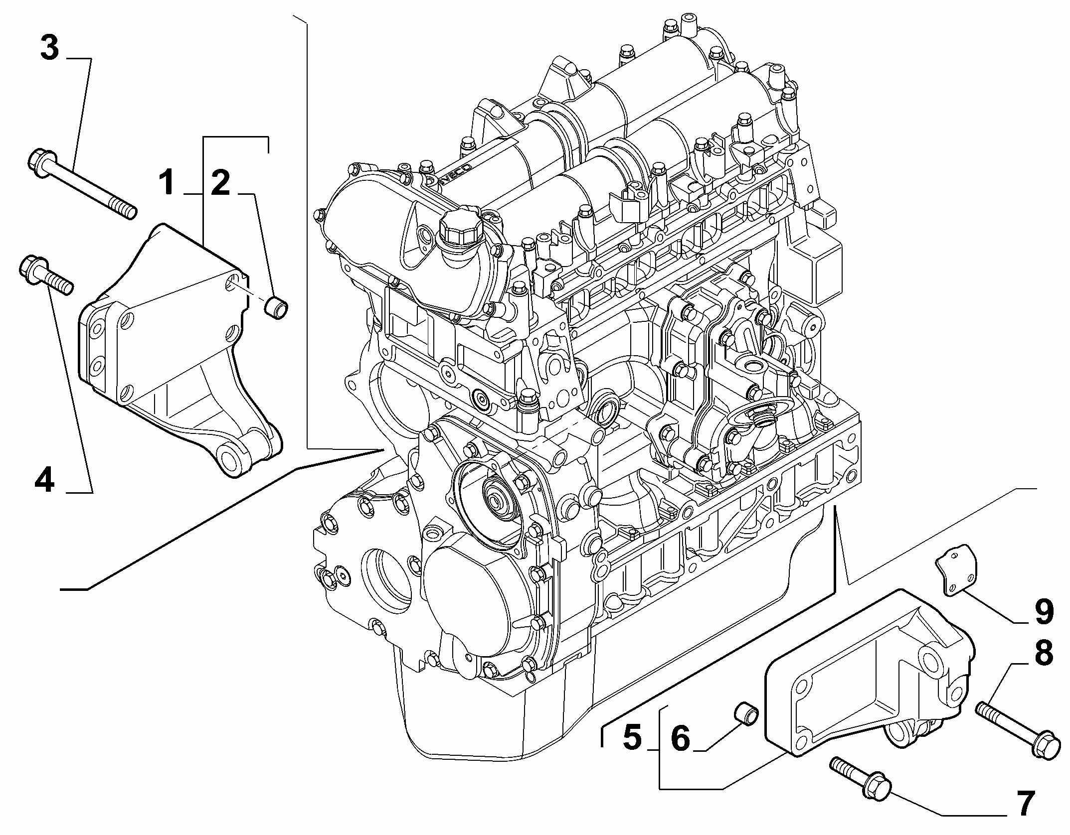10003-010 ENGINE  SUPPORT