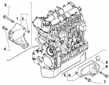 10003-010 ENGINE  SUPPORT