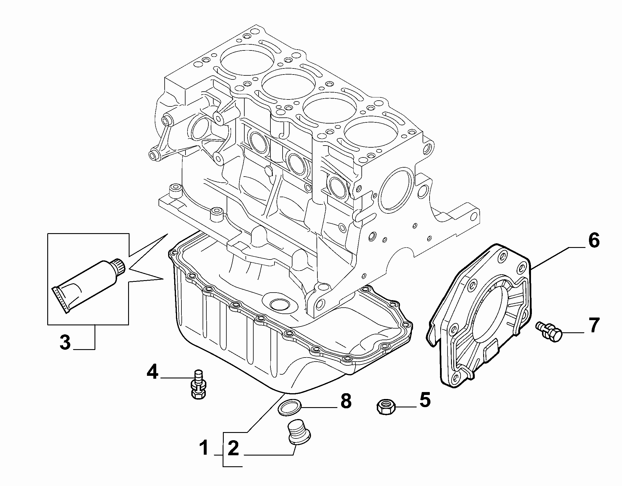 10102-010 OIL CAP AND FLOOR PANEL COVER
