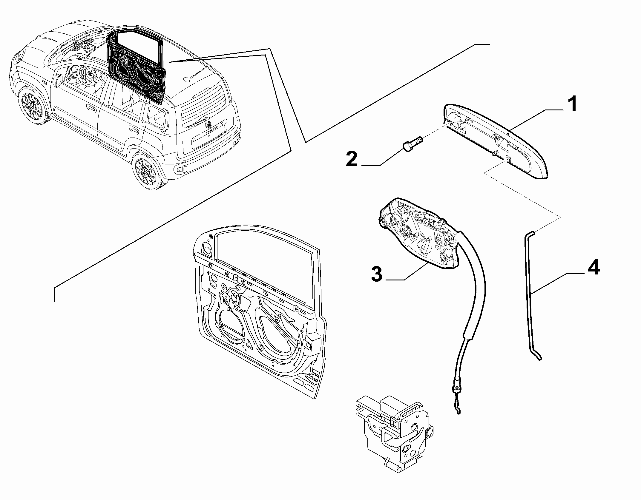 70129-060 FRONT DOOR HANDLE