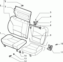 70613/01 REAR SEAT