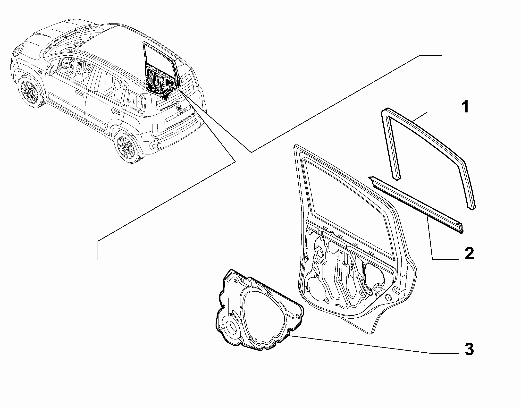 70136-070 REAR DOOR TRIM