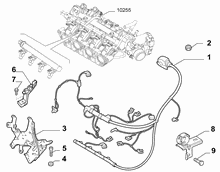 10226-040 ENGINE HARNESS AND SUPPORTS