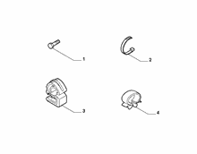 55527-020 DASHBOARD CABLE SET FASTENERS
