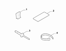 55527-020 DASHBOARD CABLE SET FASTENERS