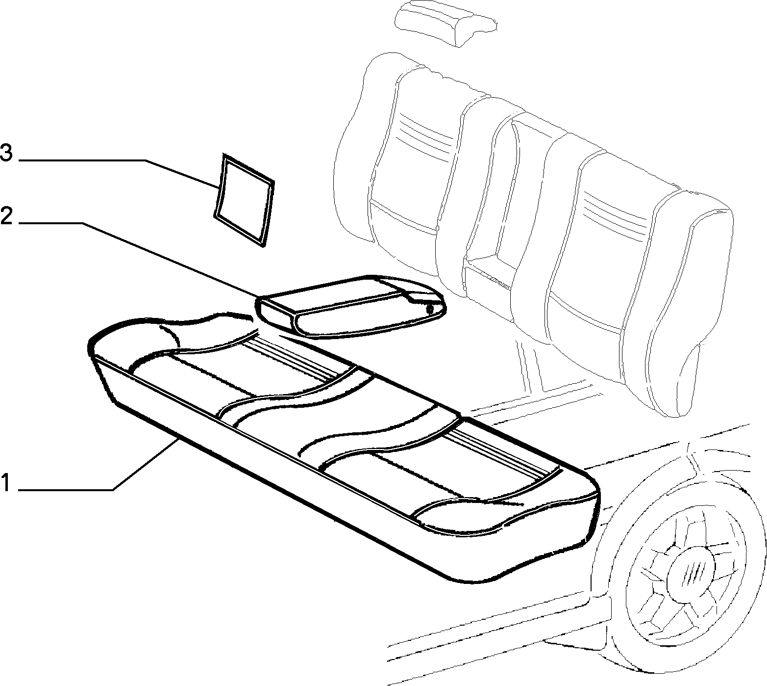 70615/01 REAR SEAT LINING