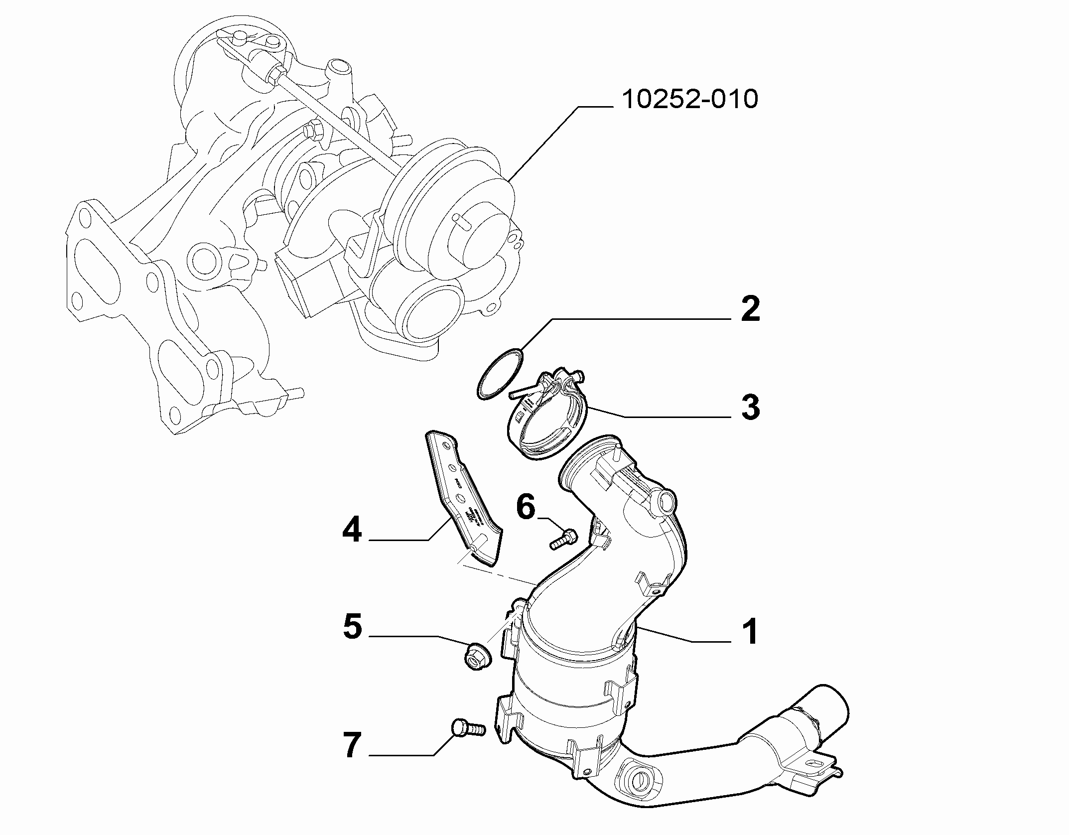 10258-010 FRONT PIPING