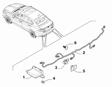 55501-060 CENTRALISED REAR PARKING SENSOR